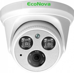Купольная IP видеокамера ECO NOVA-0377 2 мп подсветка 20м